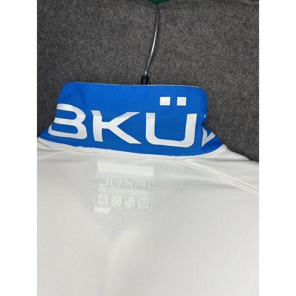 Ibkul Men's Long Sleeve White Shirt Size XL UPF 50 Polo - Picture 12 of 15